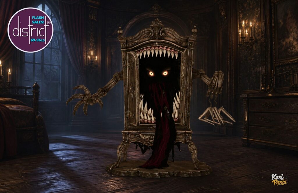 Karlparis The Hungry Wardrobe Gothic Halloween Monster Cabinet 1 Second Life