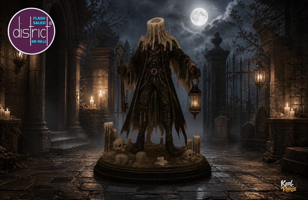 Karlparis The Waxen Warden Gothic Halloween Statue 1 Second Life