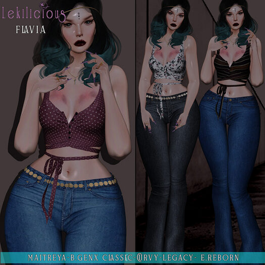 Lekilicious Store Flavia Set Lekiliciouss Storesll Second Life