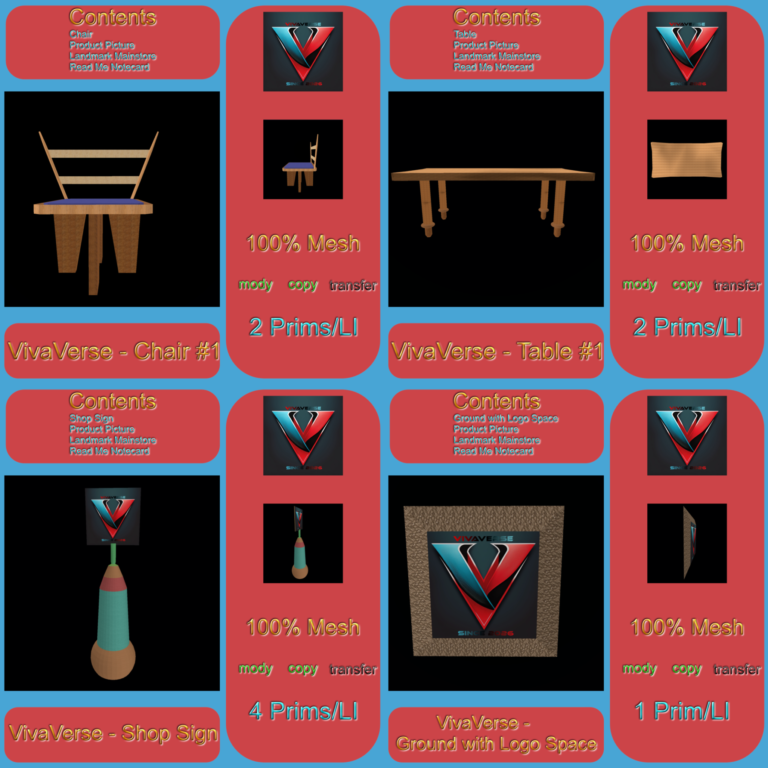 New Releases From Vivaverse Second Life
