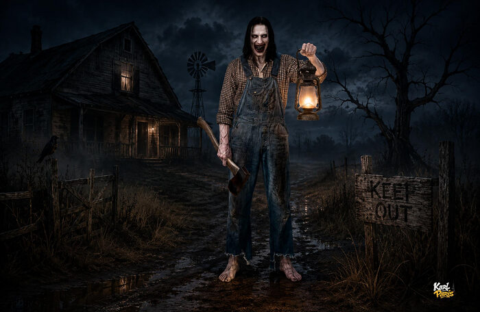 Nightmare Lantern Keeper Horror Farm Stalker Statue Second Life