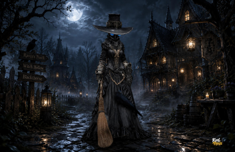 Nocturne Hexweaver Crow Witch 2000x1300 Second Life