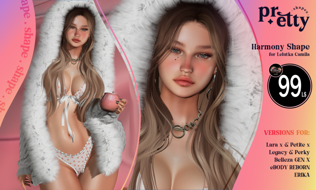 Pr.etty Harmony Shape For Lelutka Camila Trendsetter Sl Second Life