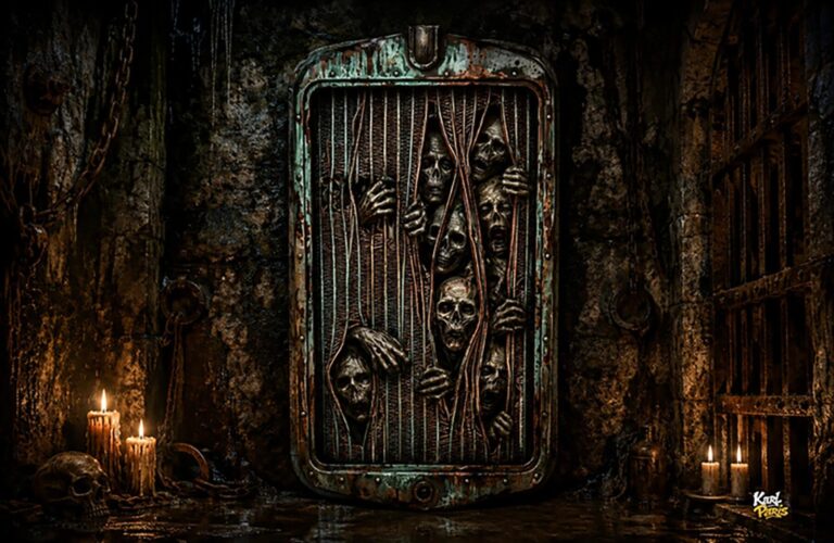 Prison Of The Damned Haunted Wall Relief (1) Second Life