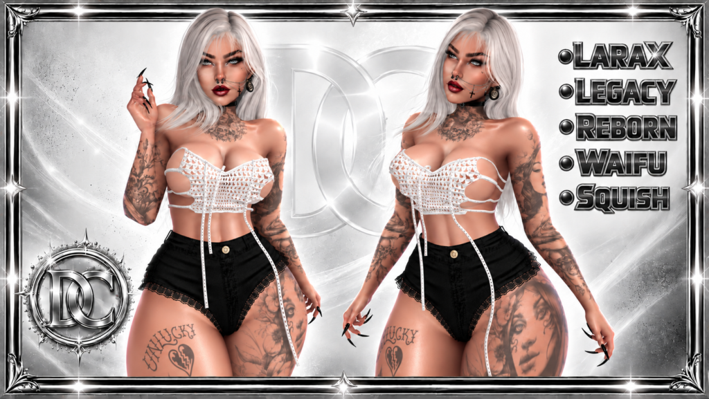 Vendor Black White Second Life