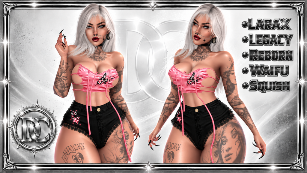 Vendor Butterfly Prateado Second Life