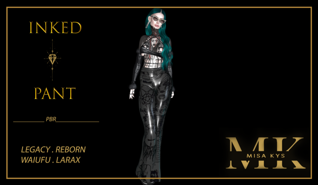 Vendor Inked Pant Nuovo Briana Warrior Second Life