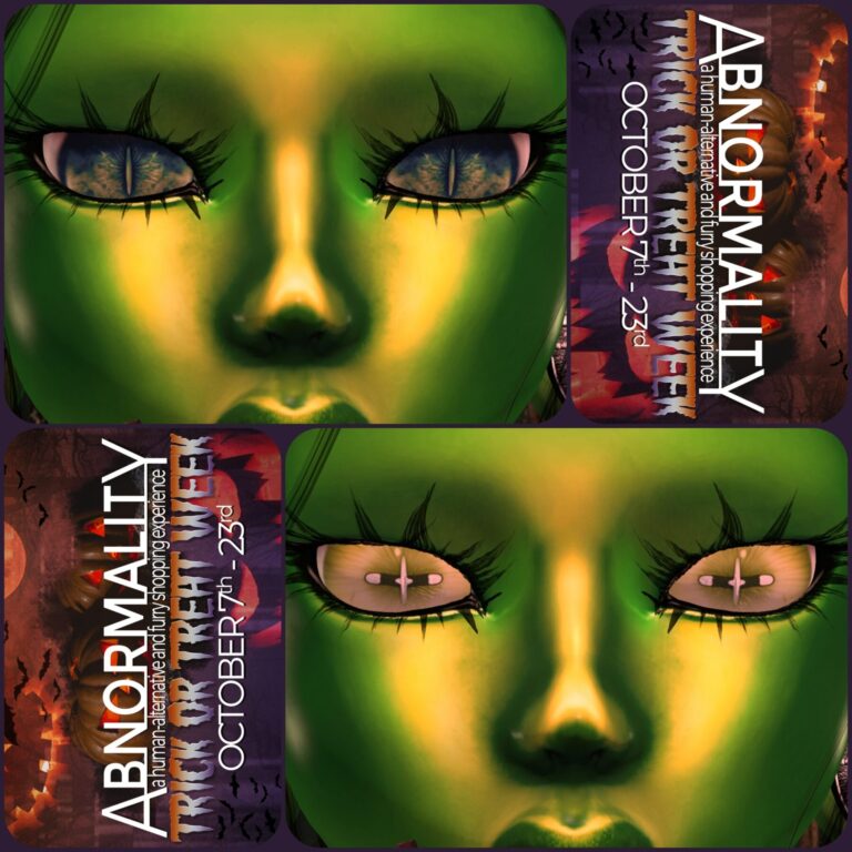 Abnormality Trick Or Treat Week Oct26 Second Life
