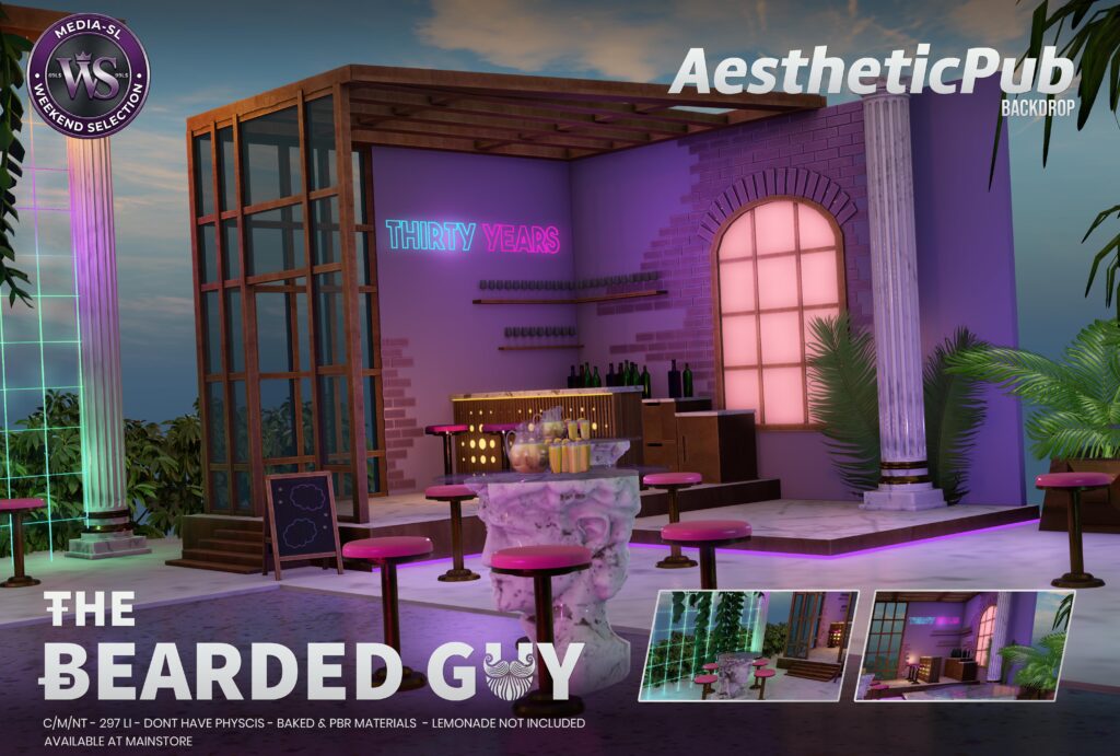 Aesthetic Pub Backdrop The Bearded Guy Media Sl Ws Second Life