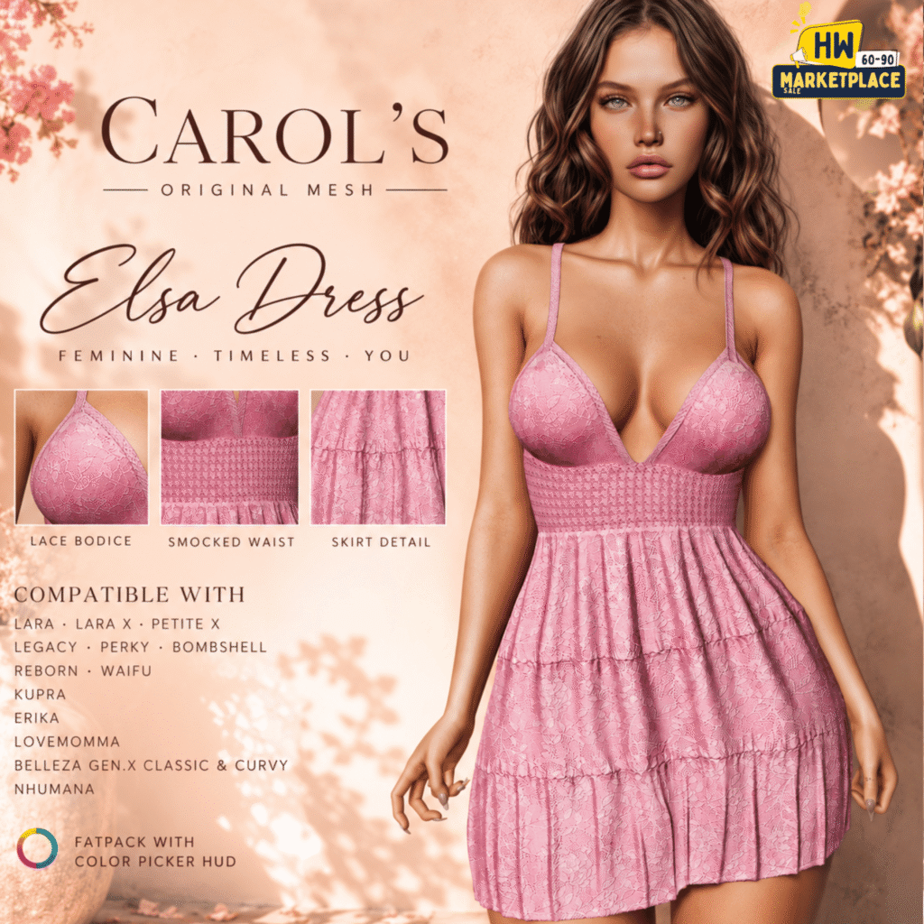 Carols Elsa Dress Hwm Second Life