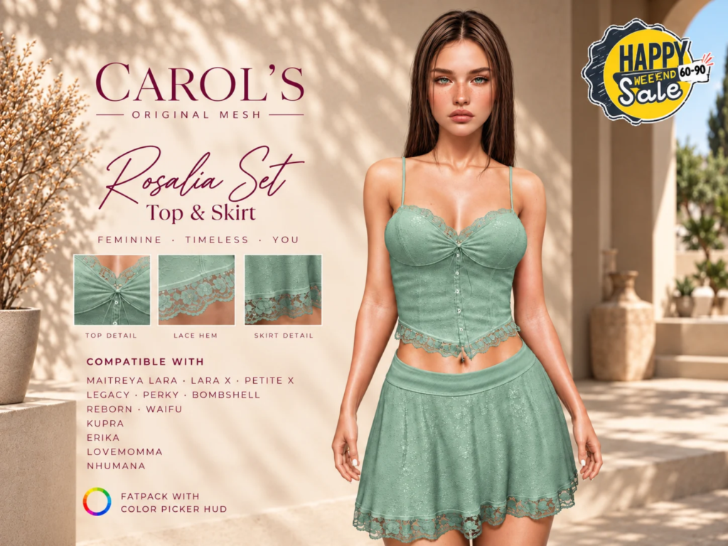 Carols Rosalia Set Hw Second Life