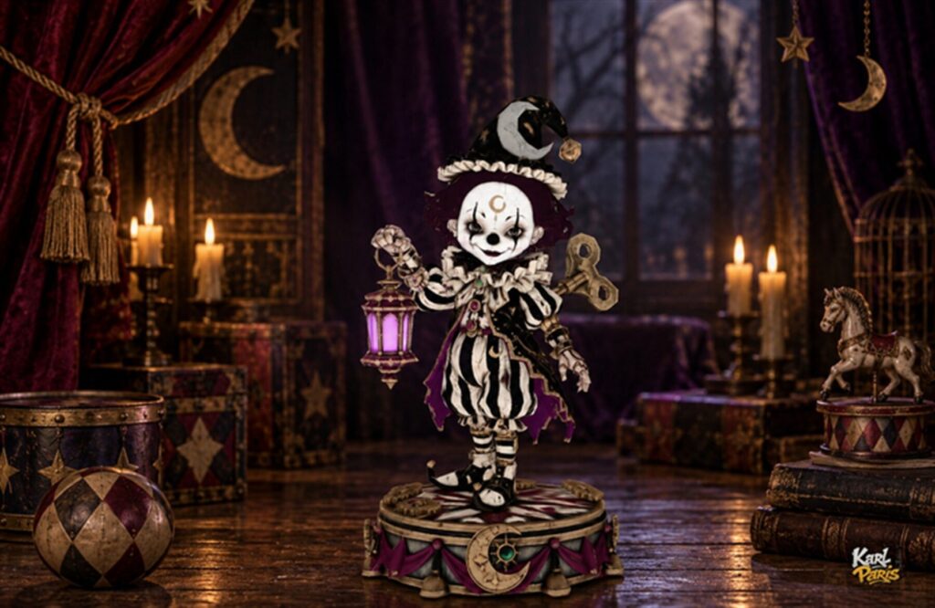 Creepy Jester Doll Music Box 2000px Second Life