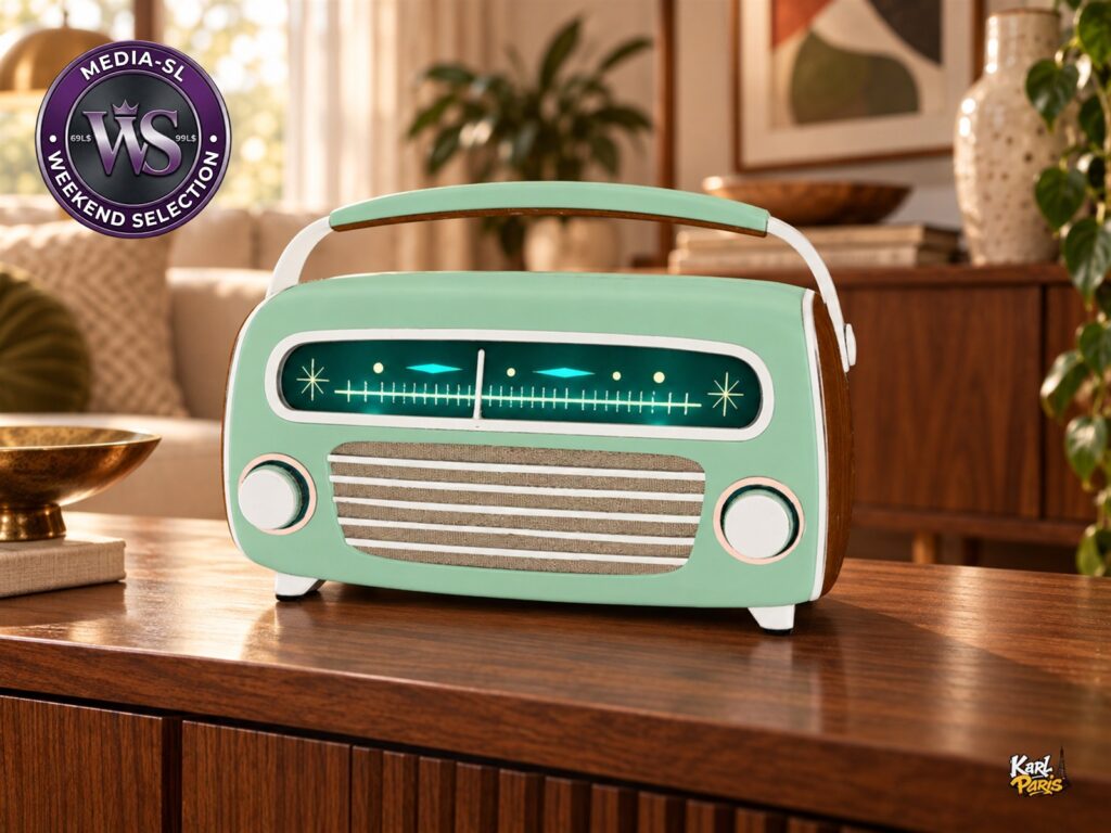 Karlparis Mintwave Memories Mint Green Retro Radio Decor Second Life