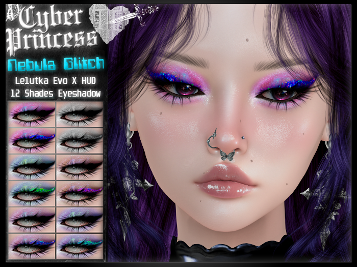 Nebula Glitch Ad Second Life