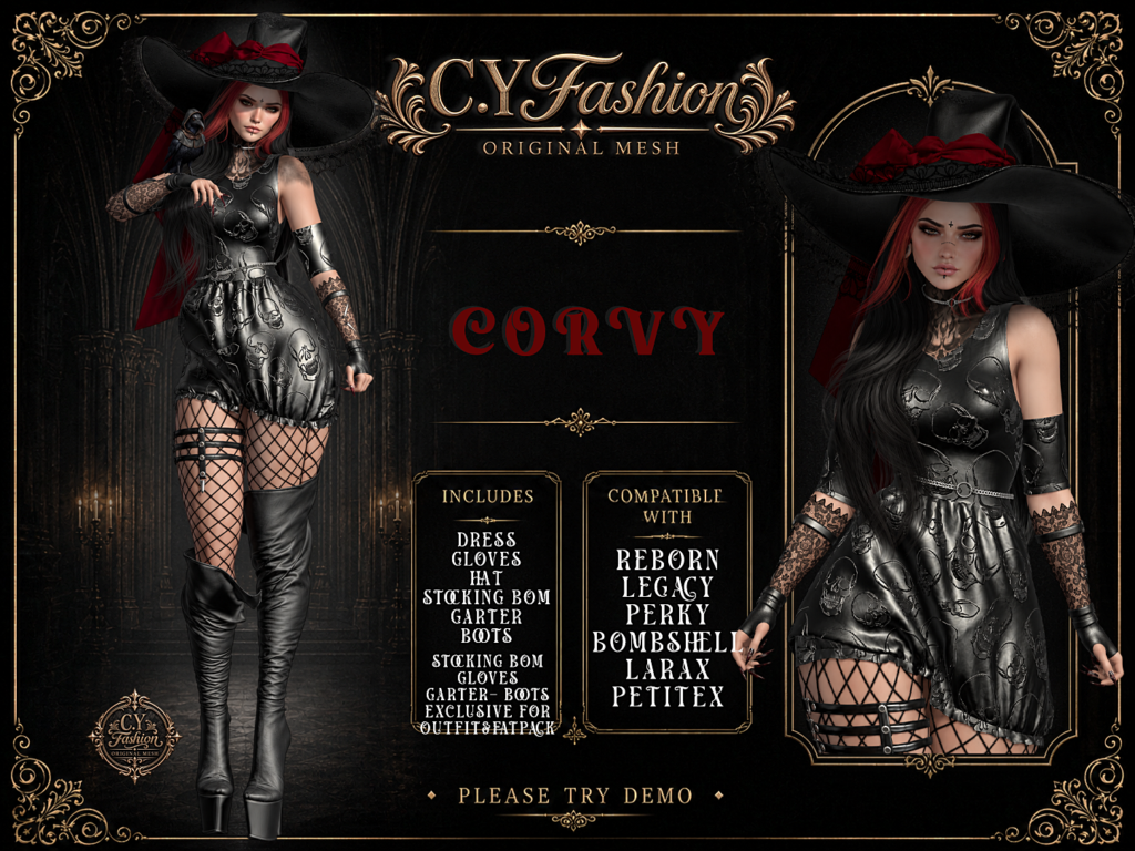 Outfit Corvy Second Life