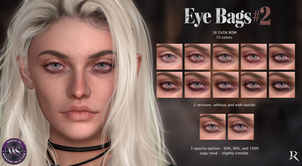 Relentless Eye Bags #2 Ad Second Life