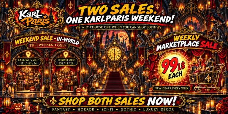 Two Sales. One Karlparis Weekend! Second Life