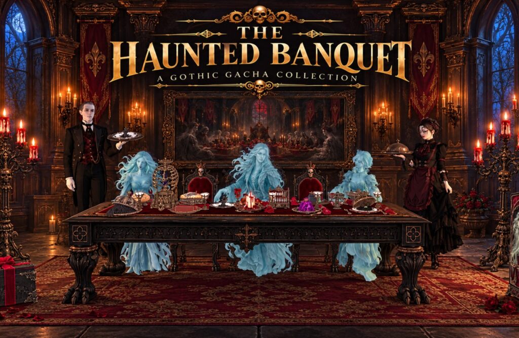 The Haunted Banquet Gothic Gacha Karlparis 2000x1300 Second Life