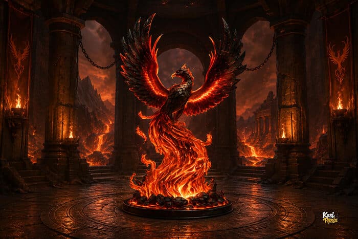 Infernal Phoenix Eternal Flame Rebirth Second Life