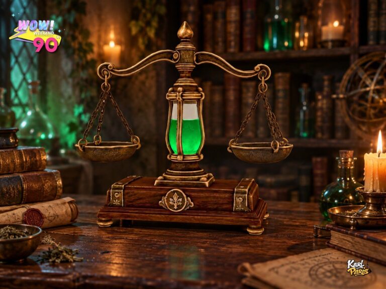 Karlparis Alchemist Scale Antique Brass Potion Balance Decor Second Life
