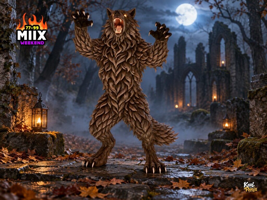 Karlparis Ashfang The Moonbeast Halloween Werewolf Statue Second Life