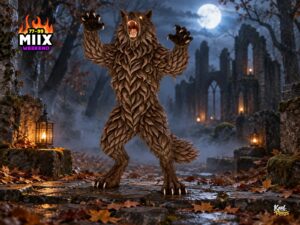 Karlparis Ashfang The Moonbeast Halloween Werewolf Statue Second Life