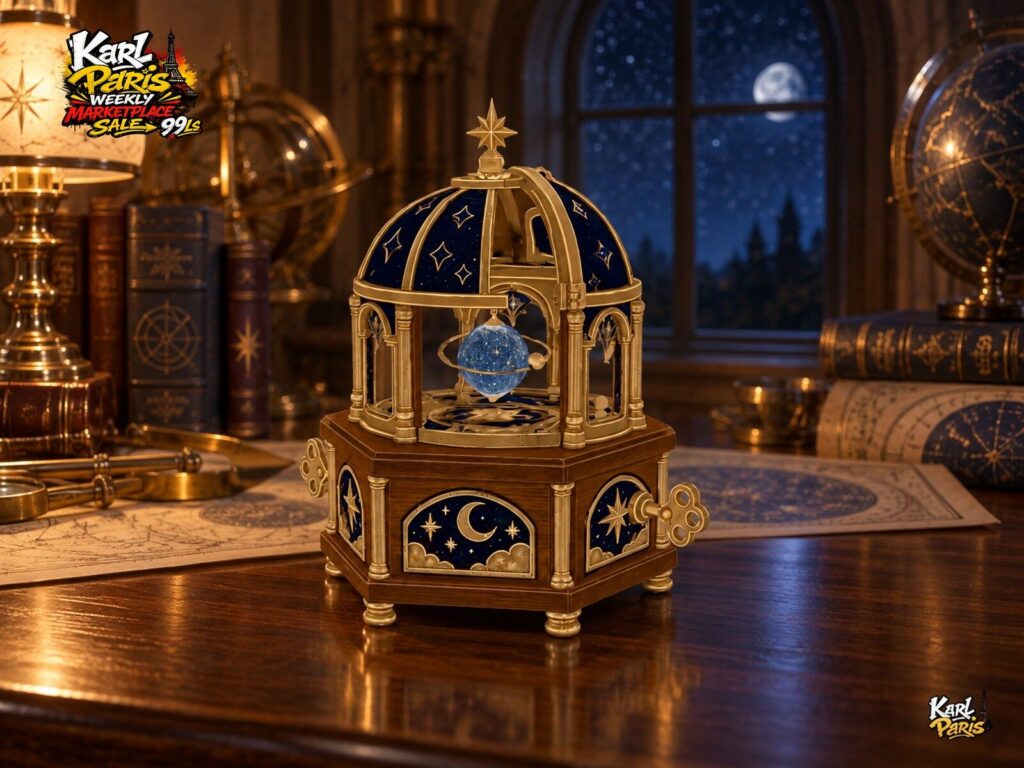 Karlparis Celestial Music Box Starry Dome Fantasy Decor Second Life