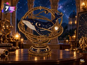 Karlparis Celestial Whale Orrery Cosmic Armillary Fantasy Decor Second Life