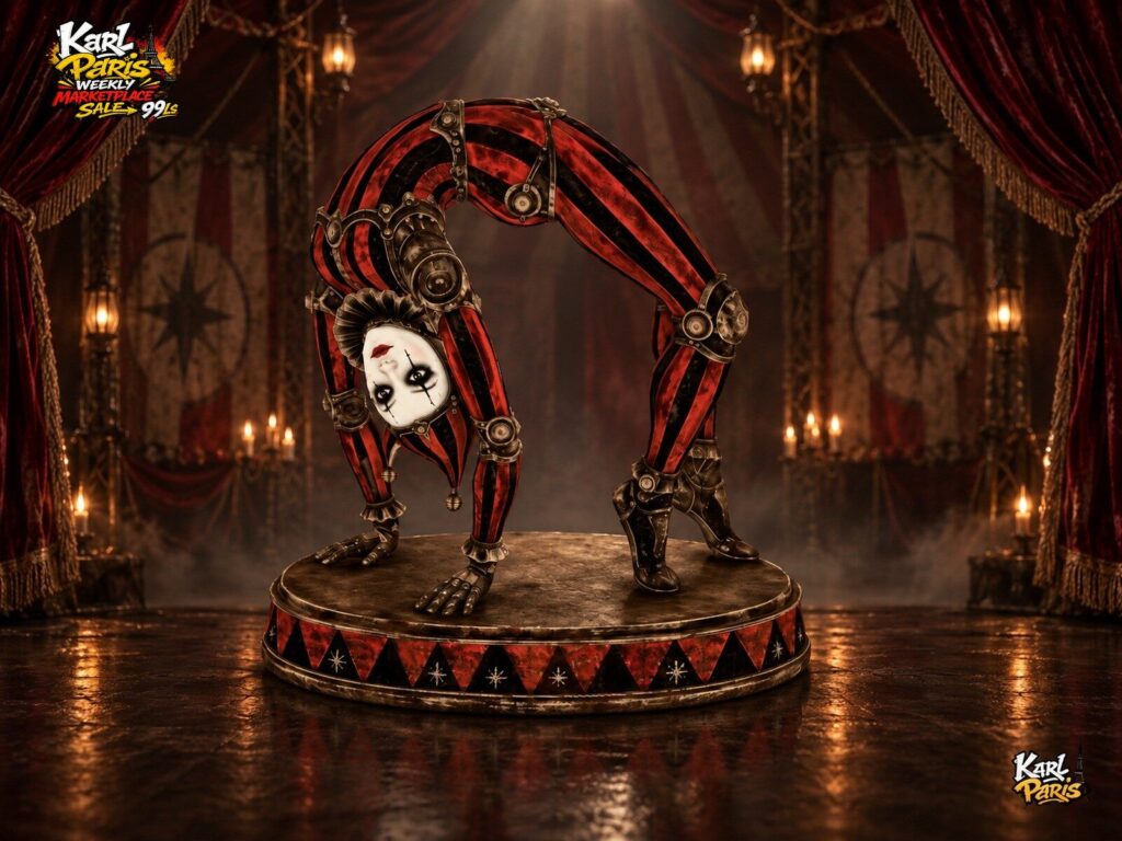 Karlparis Clockwork Harlequin Acrobat First Second Life
