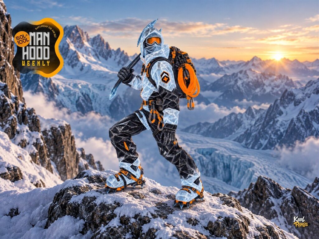 Karlparis Frostbite Rescuer Ice Mountaineer Decorative Statue Second Life
