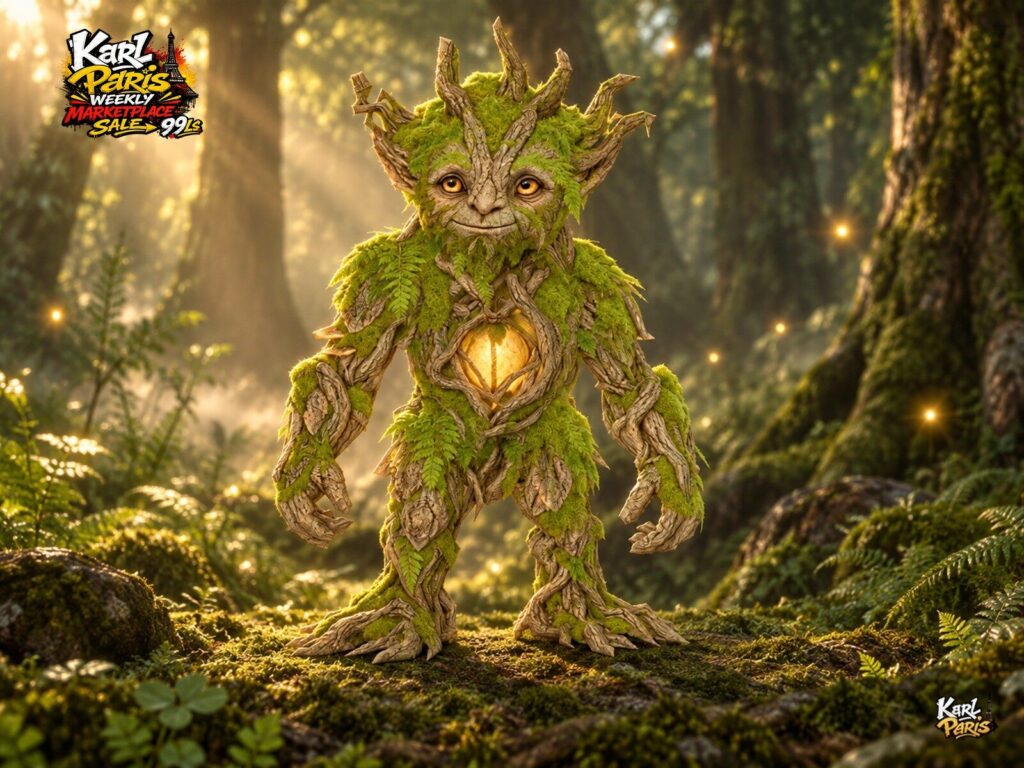 Karlparis Heartwood Guardian Enchanted Forest Tree Spirit Statue Second Life