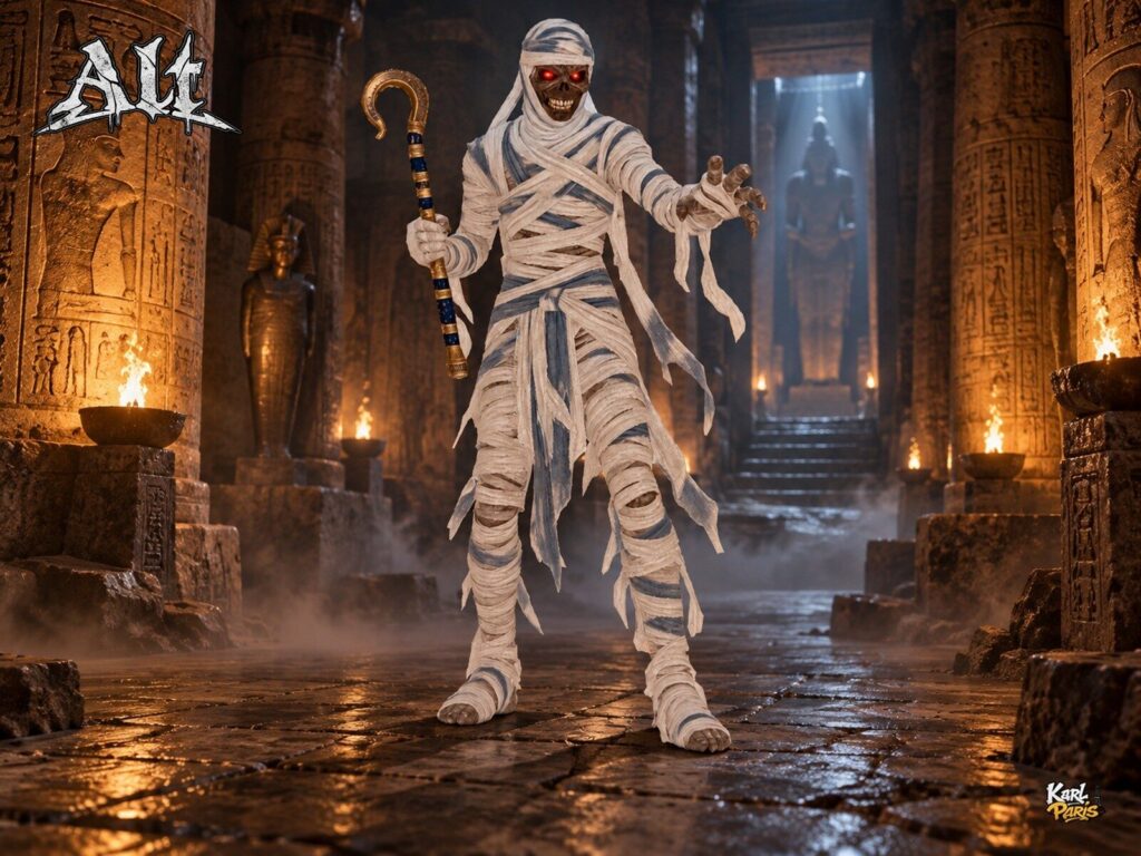 Karlparis Pharaoh S Guardian Egyptian Mummy Halloween Statue Second Life