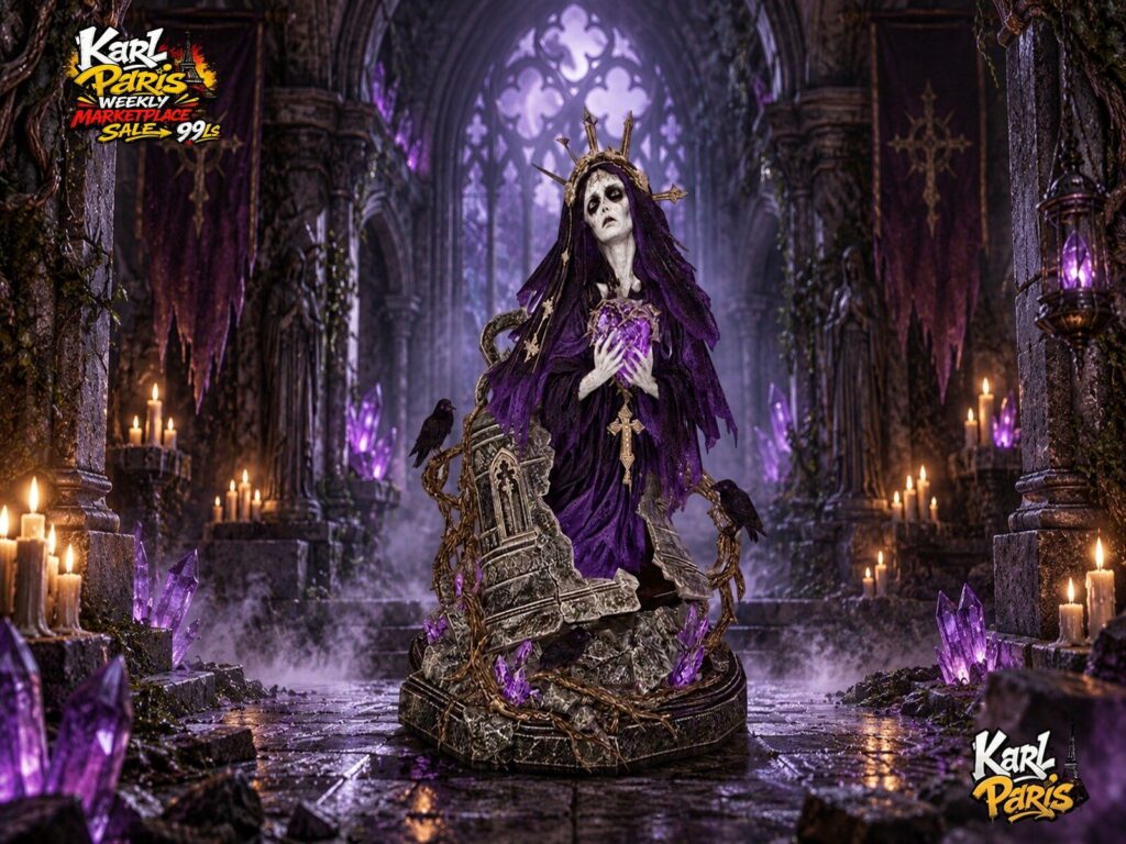 Karlparis Purple Amethyst Queen Background Second Life