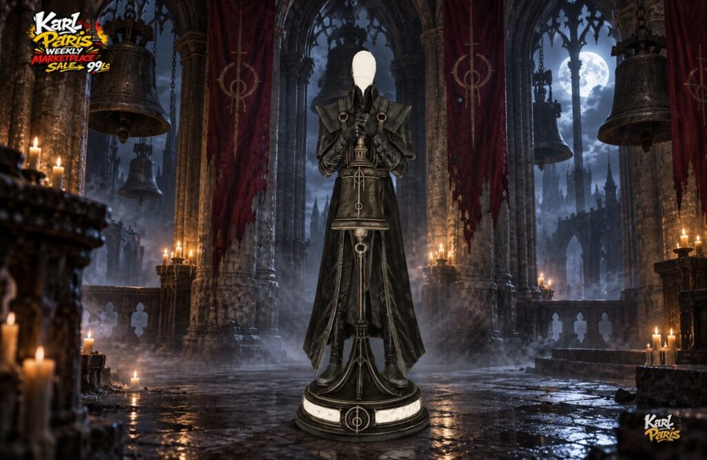Karlparis Silent Bellwarden Gothic Halloween Statue Second Life