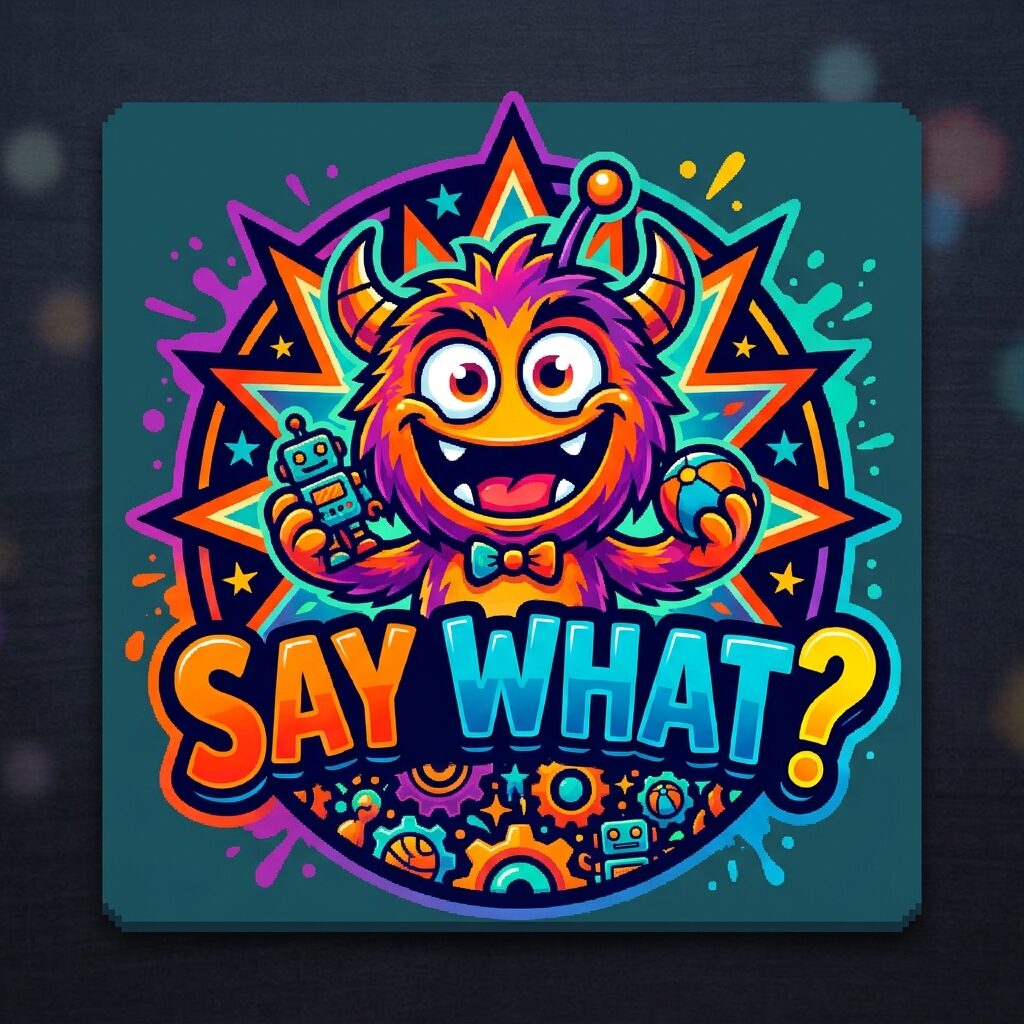 Say What Square Solid Logo Second Life